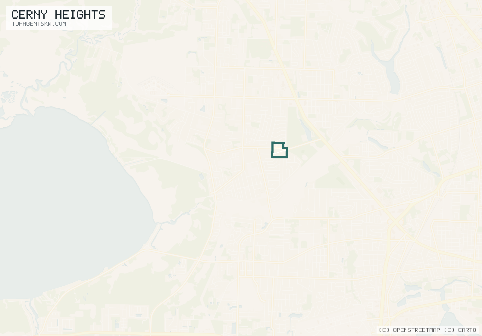 Map of Cerny Heights
