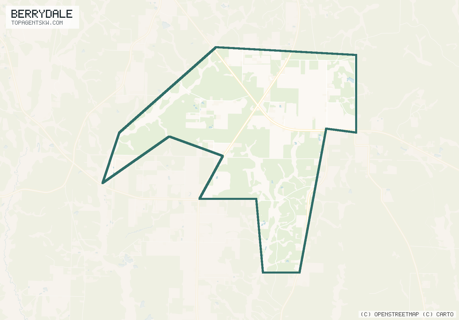Map of Berrydale