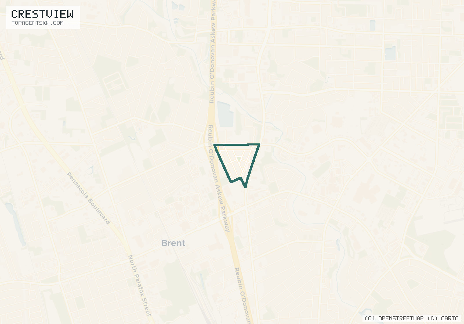Map of Crestview
