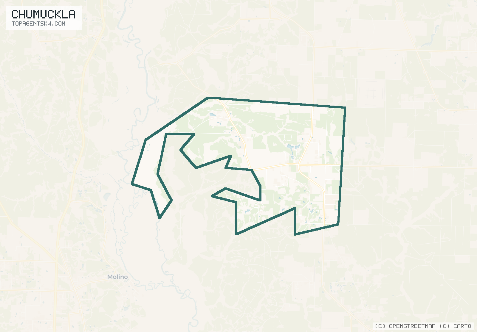 Map of Chumuckla