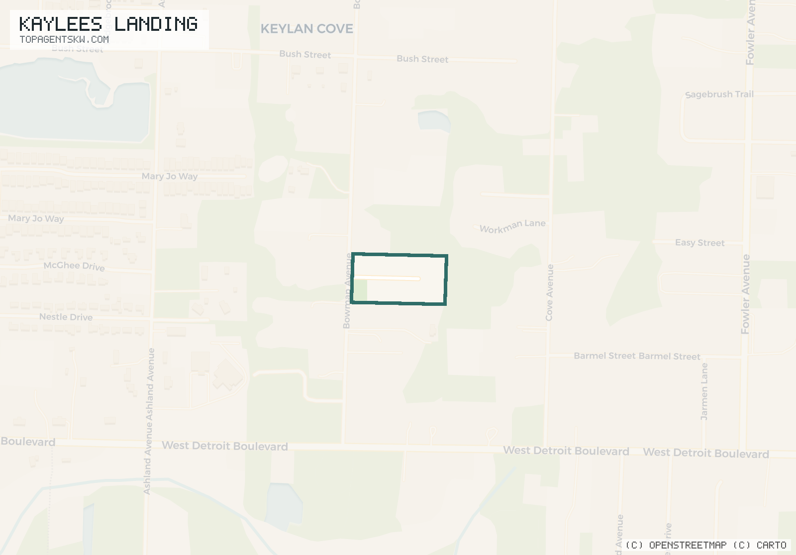 Map of Kaylees Landing