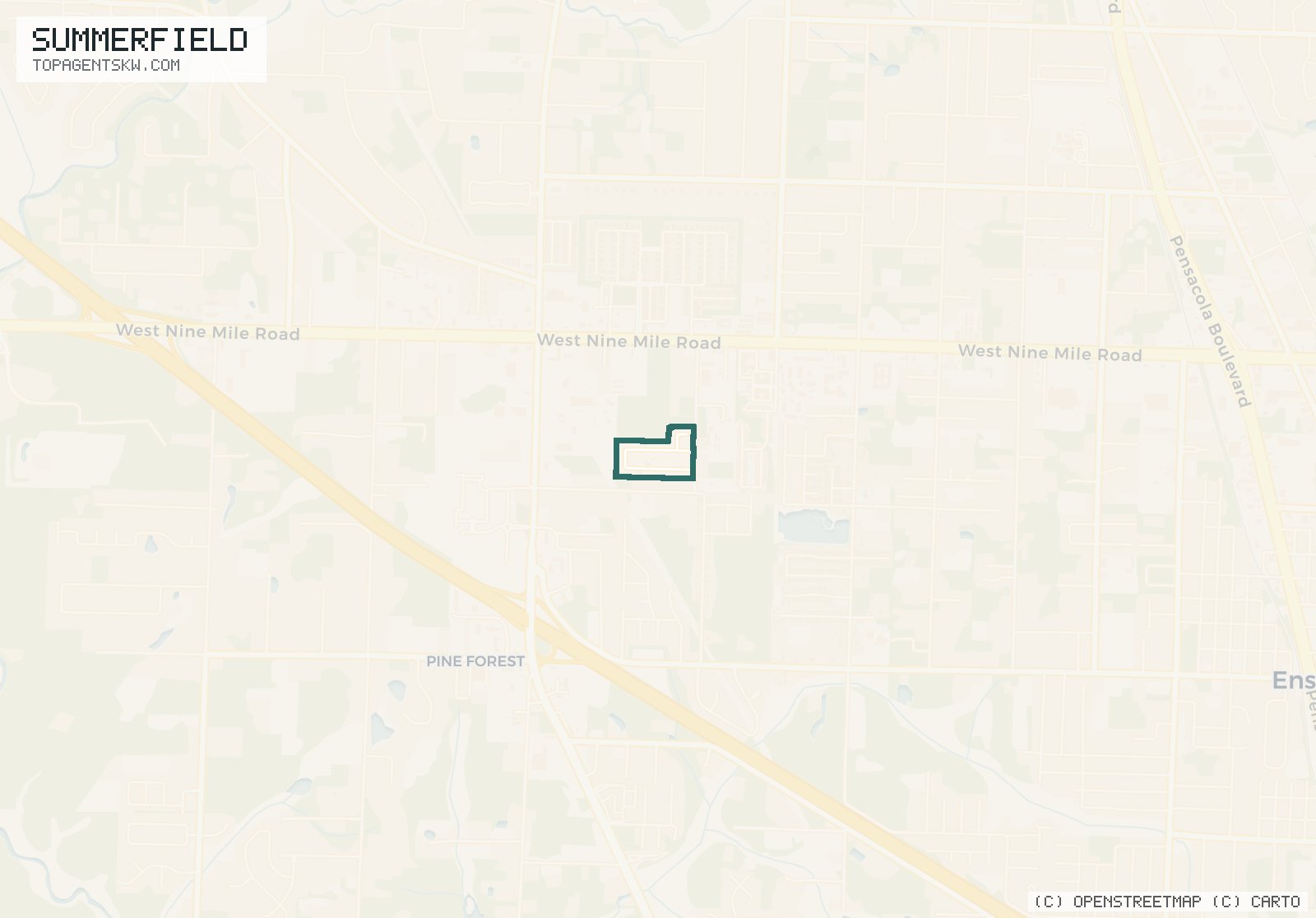Map of Summerfield