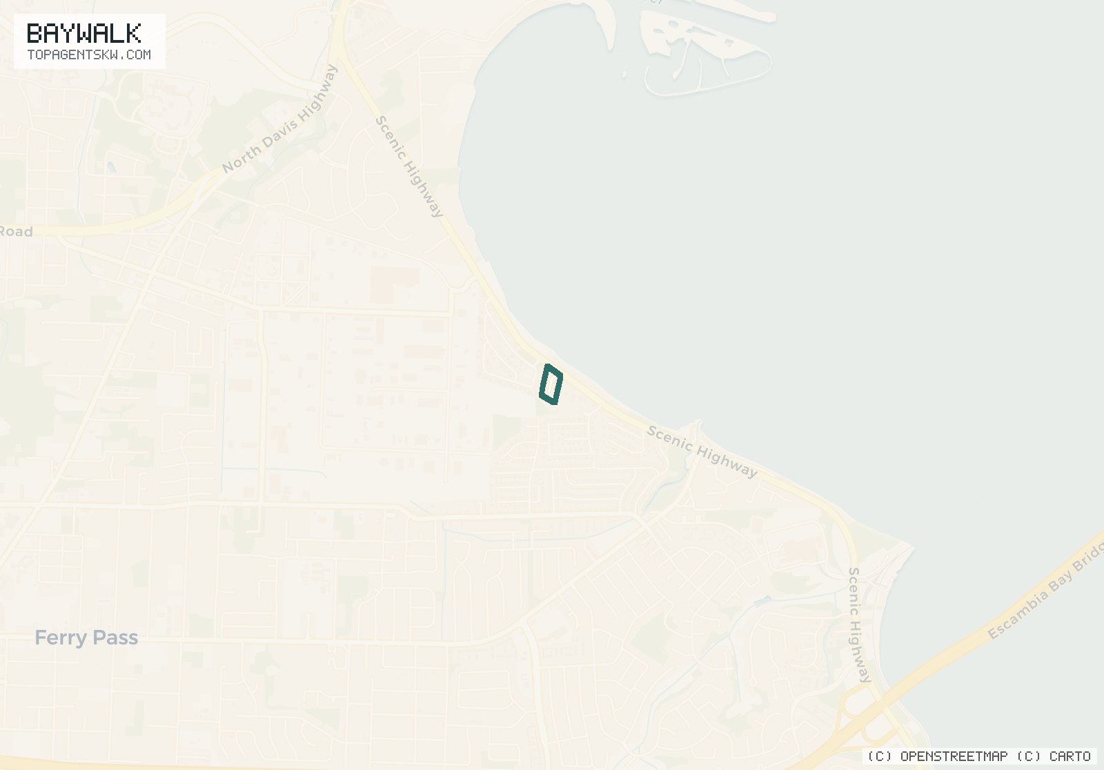 Map of Baywalk