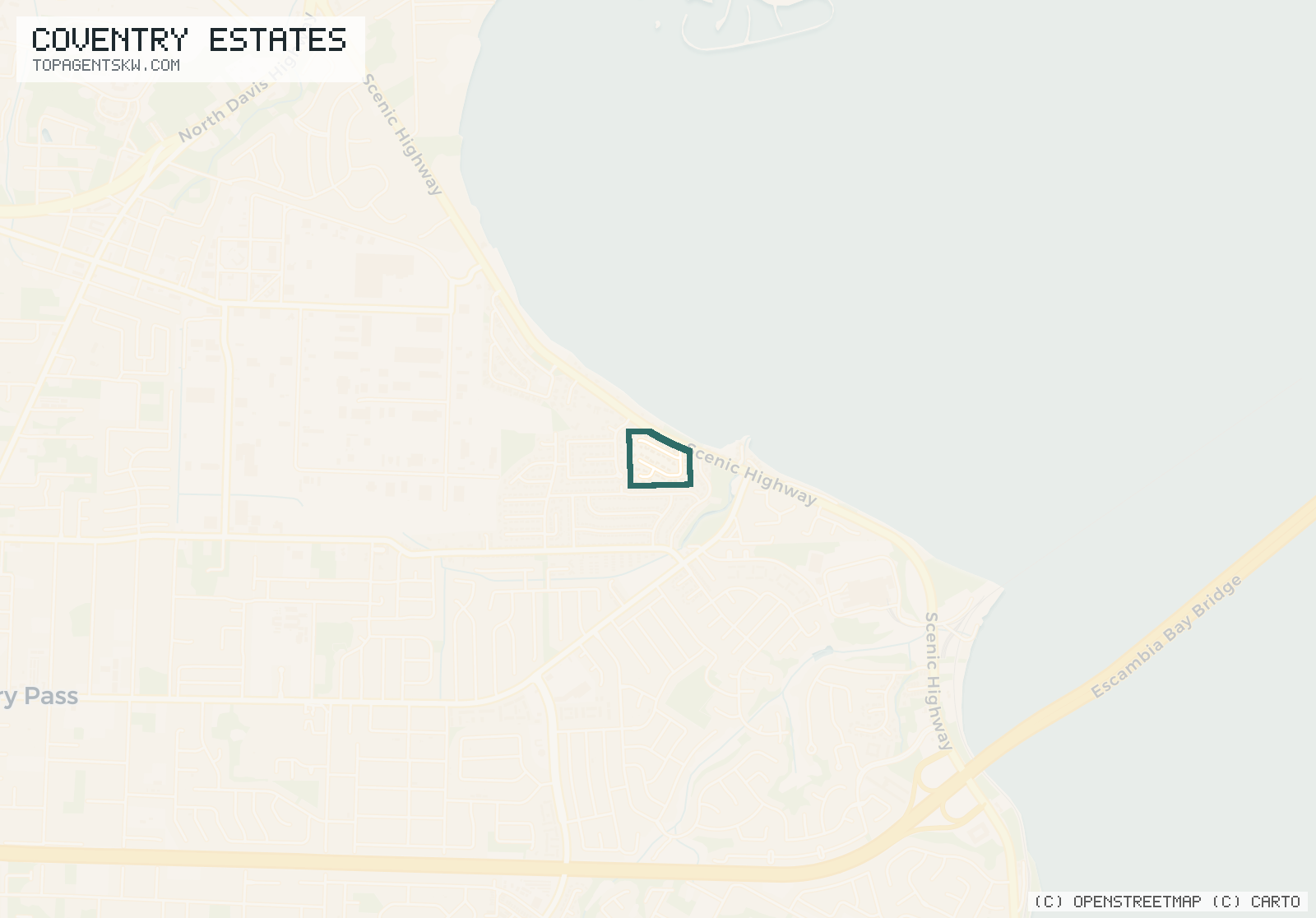 Map of Coventry Estates