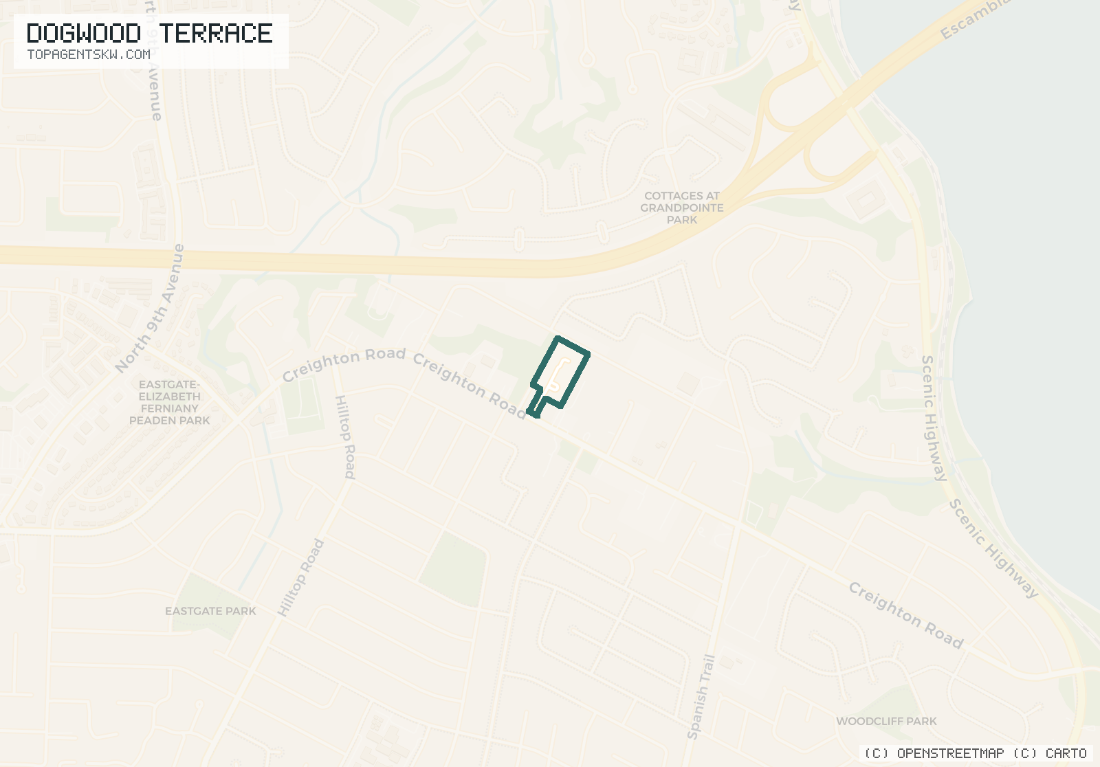 Map of Dogwood Terrace