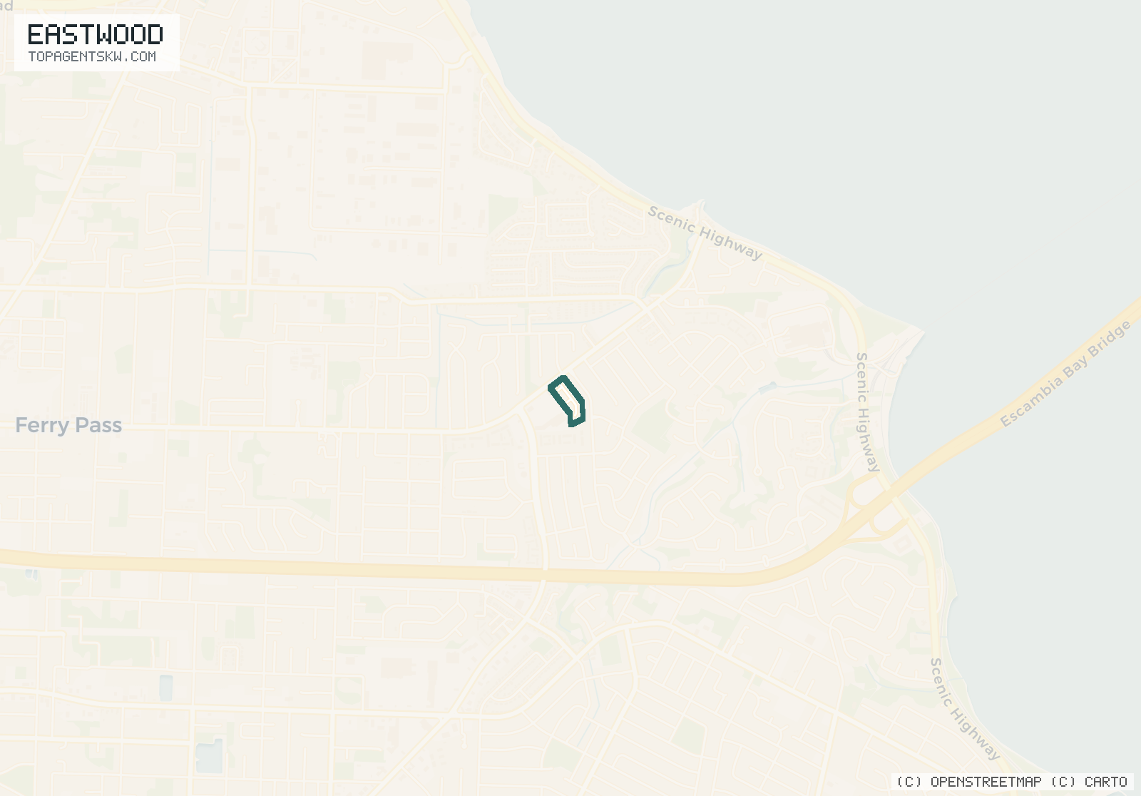 Map of Eastwood