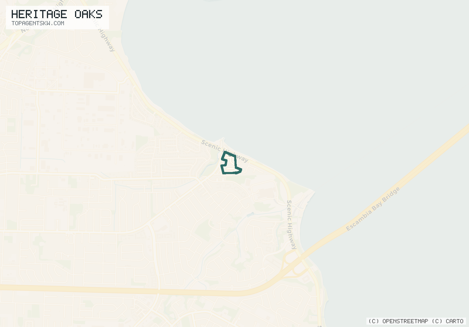 Map of Heritage Oaks