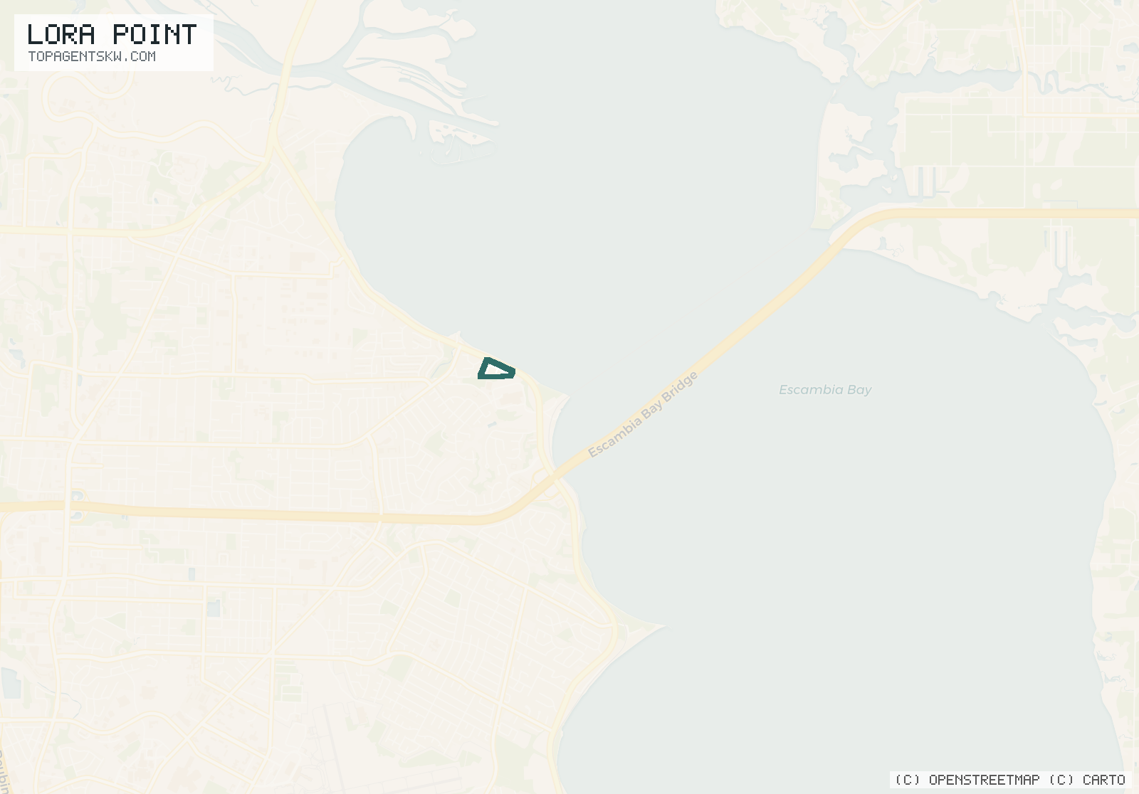 Map of Lora Point