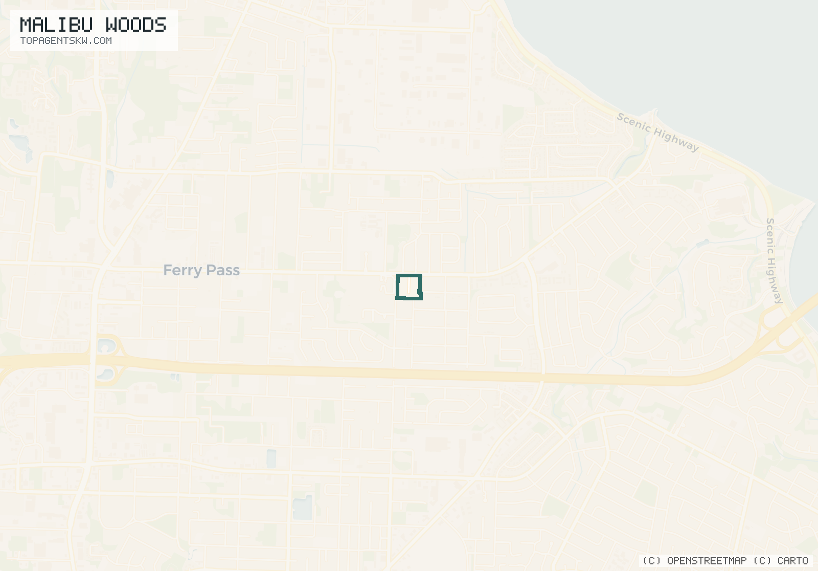 Map of Malibu Woods