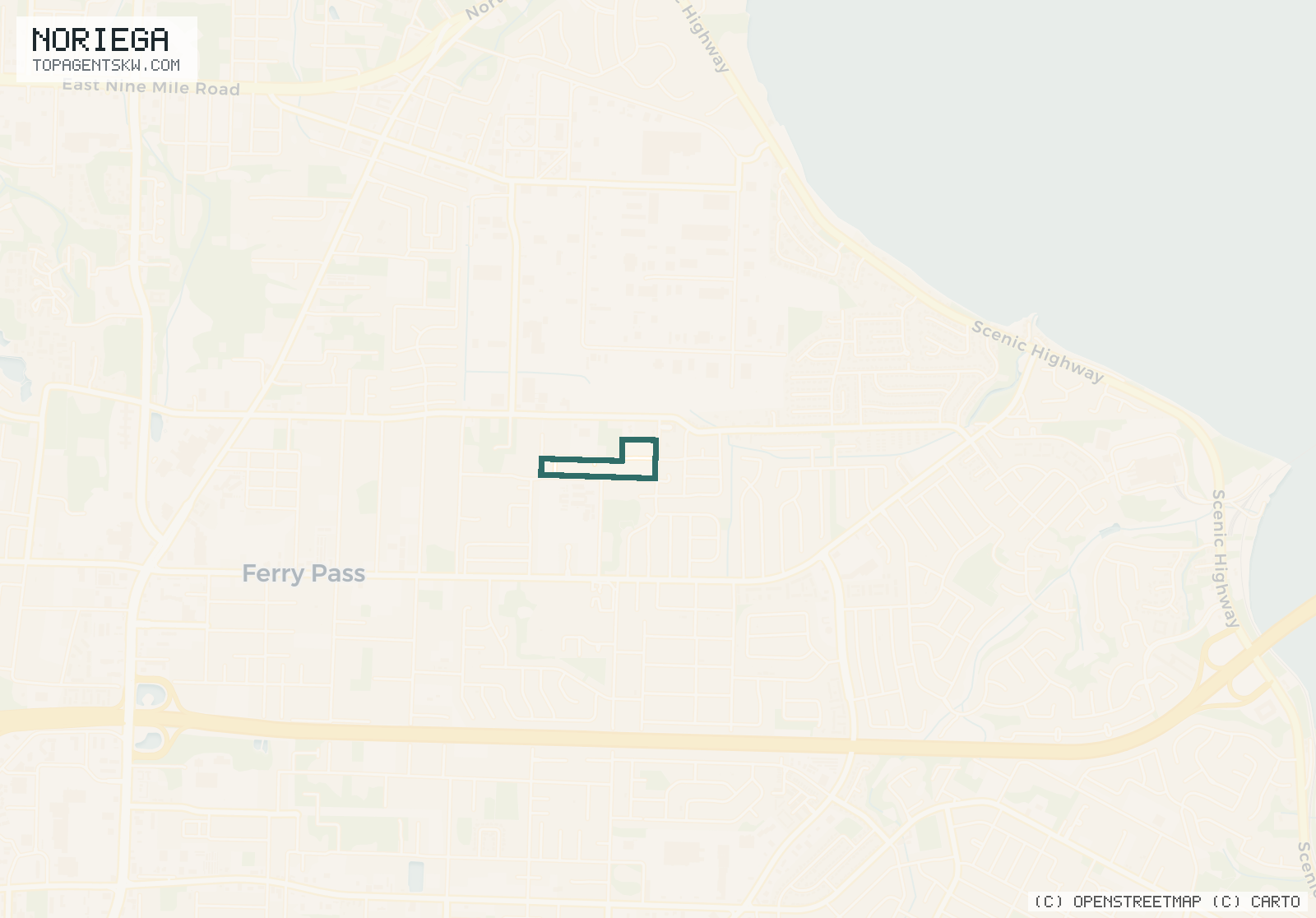 Map of Noriega
