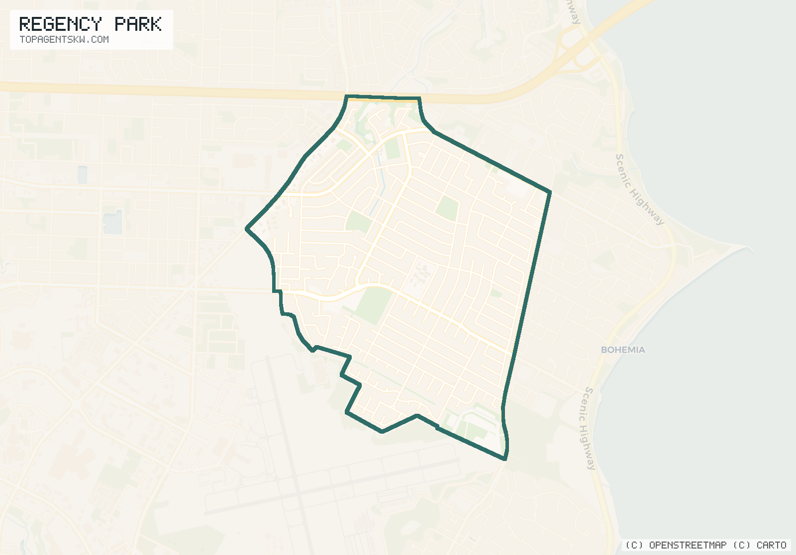 Map of Regency Park