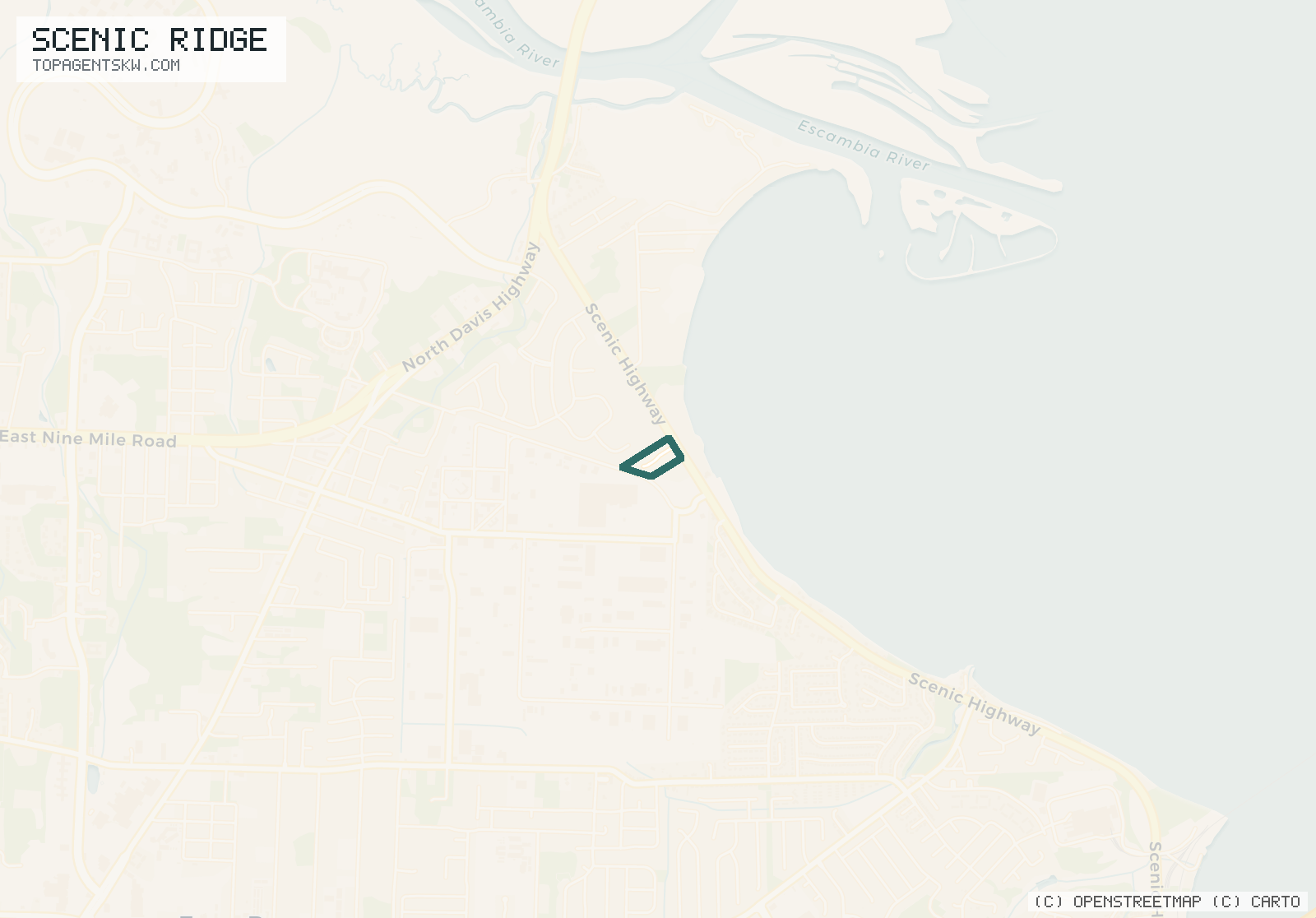 Map of Scenic Ridge