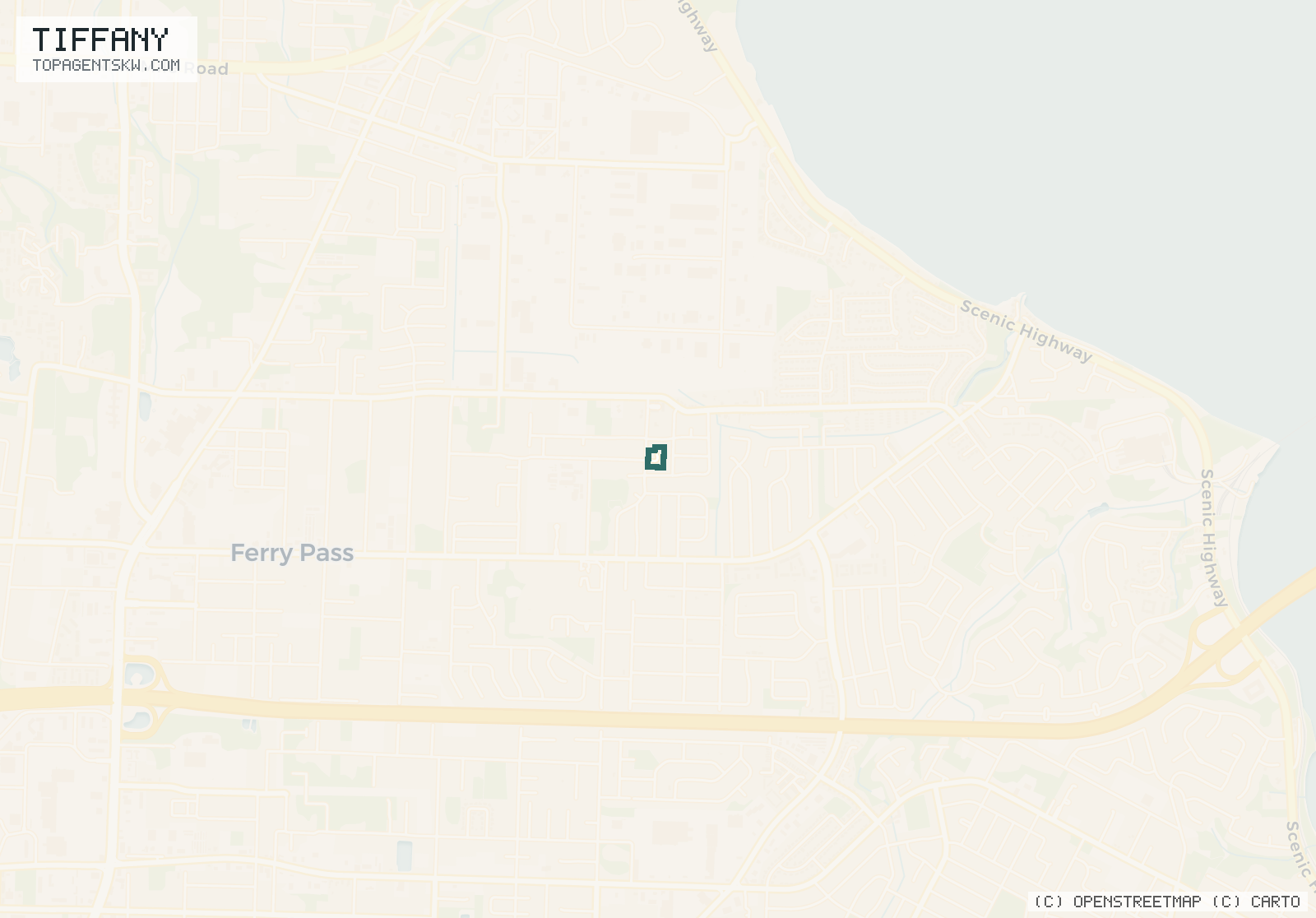 Map of Tiffany