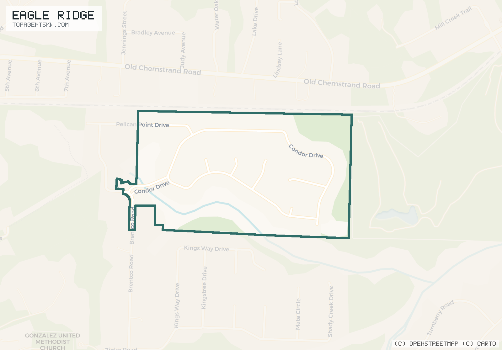 Map of Eagle Ridge