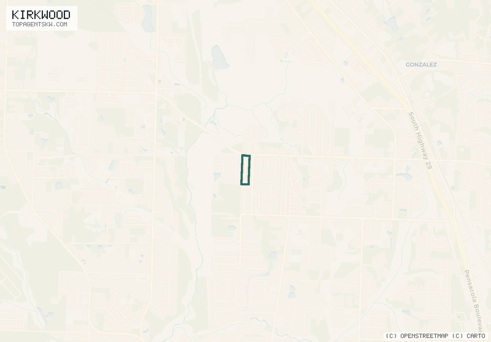 Map of Kirkwood