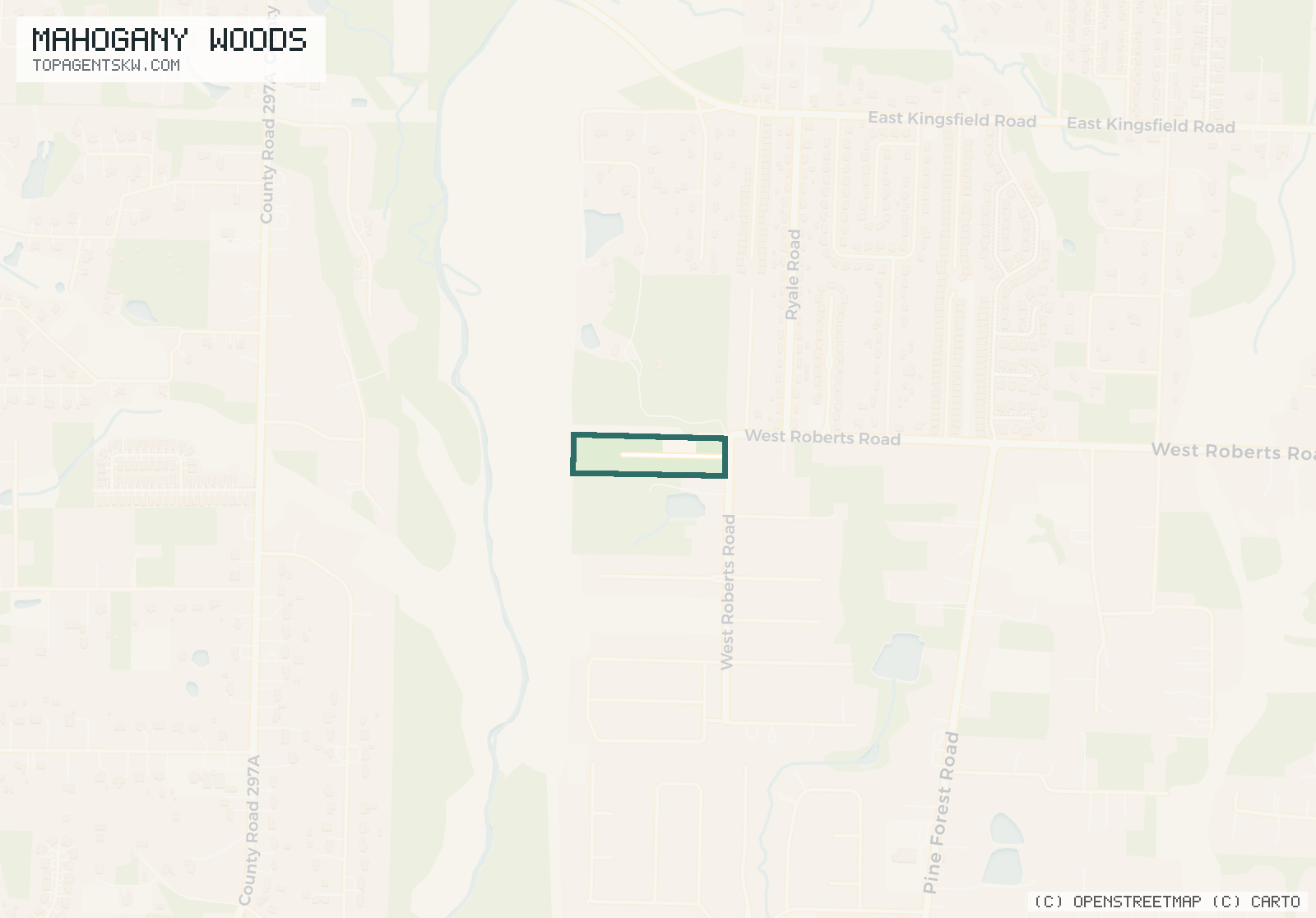 Map of Mahogany Woods