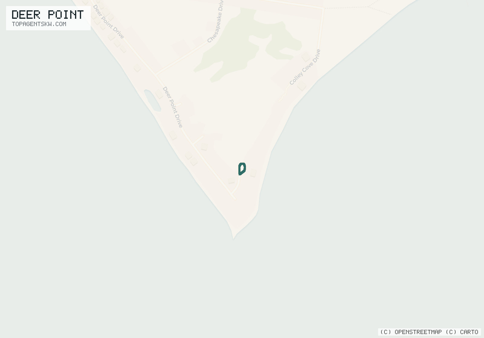 Map of Deer Point