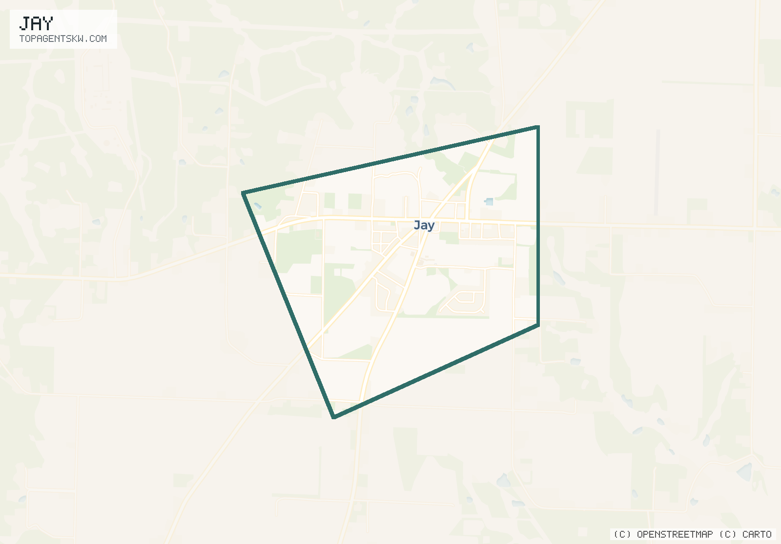 Map of Jay