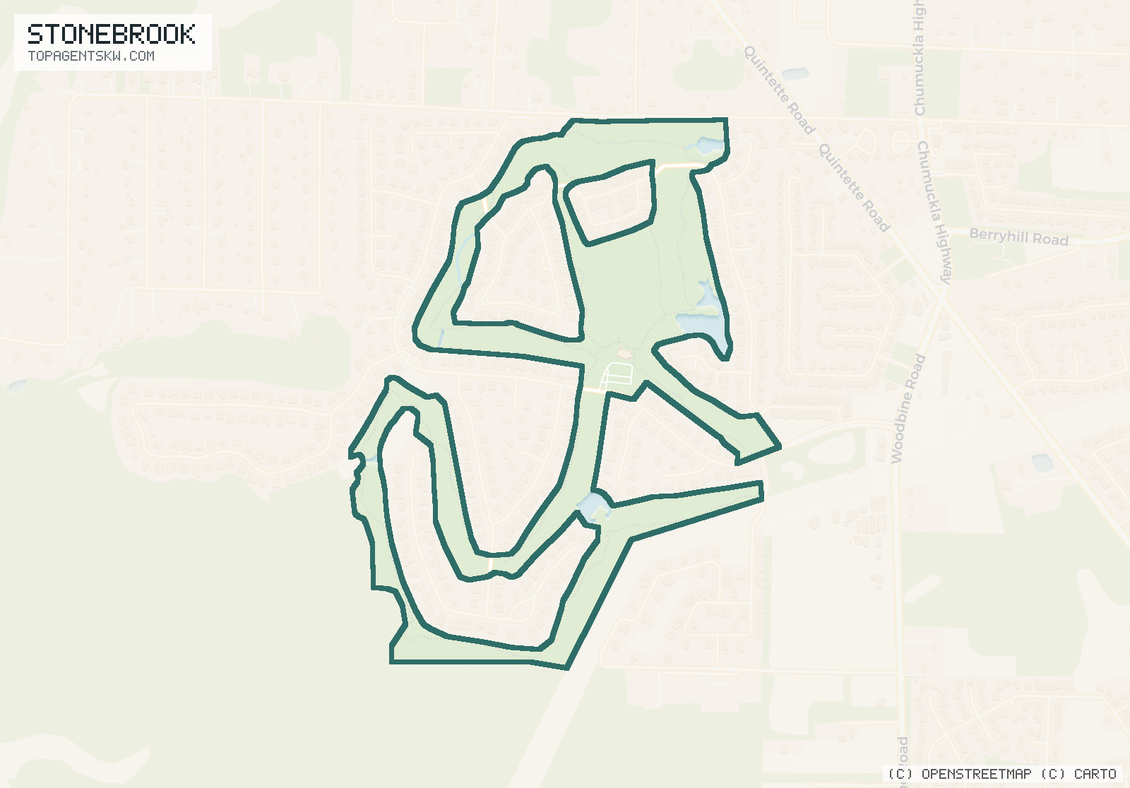Map of Stonebrook