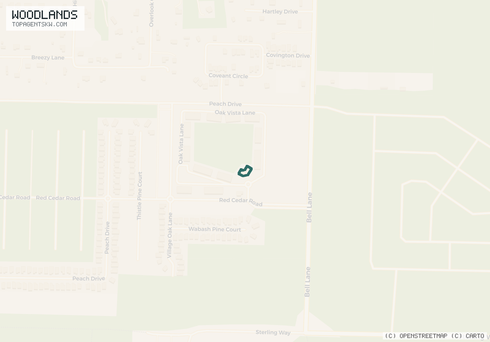 Map of Woodlands