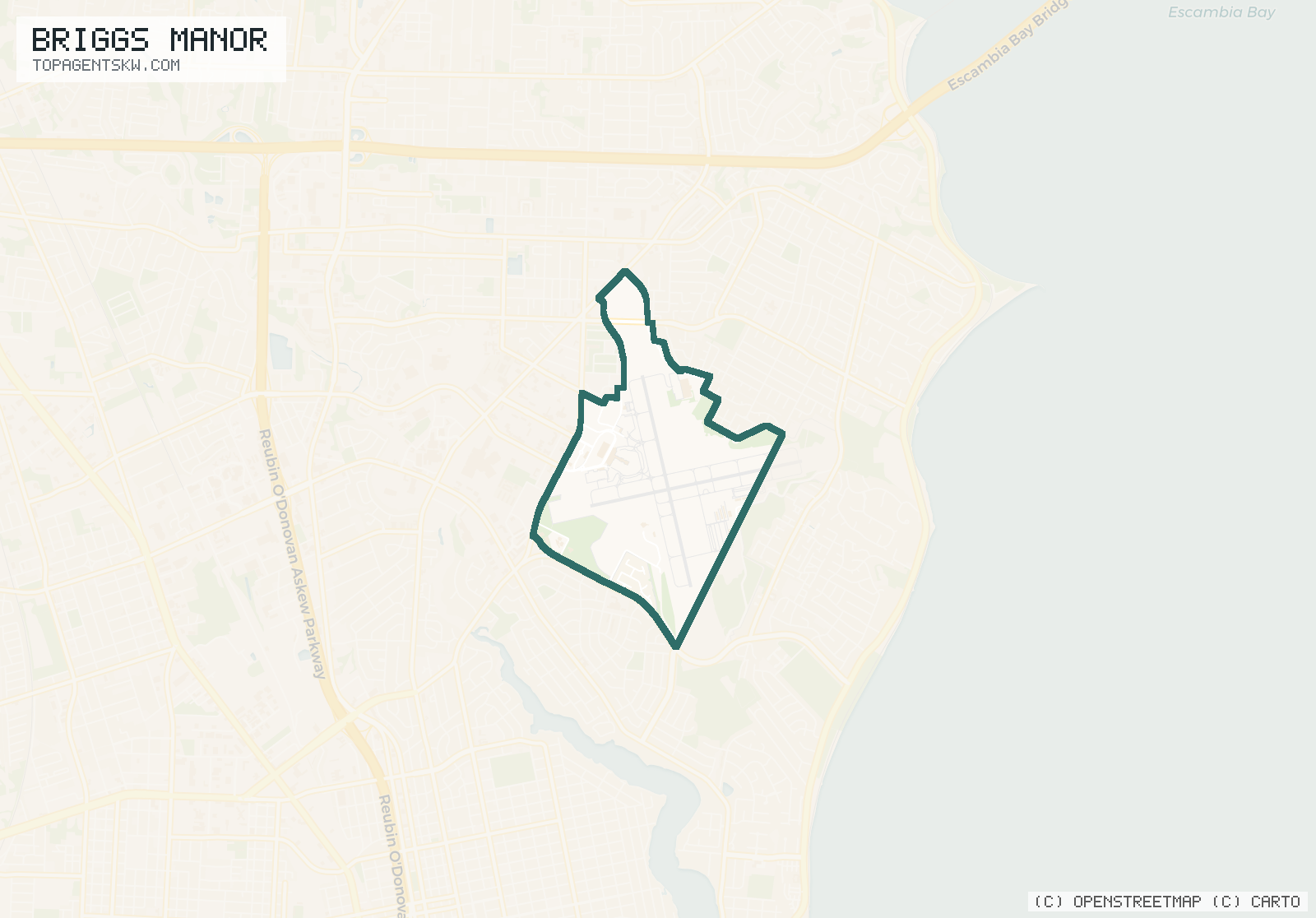 Map of Briggs Manor