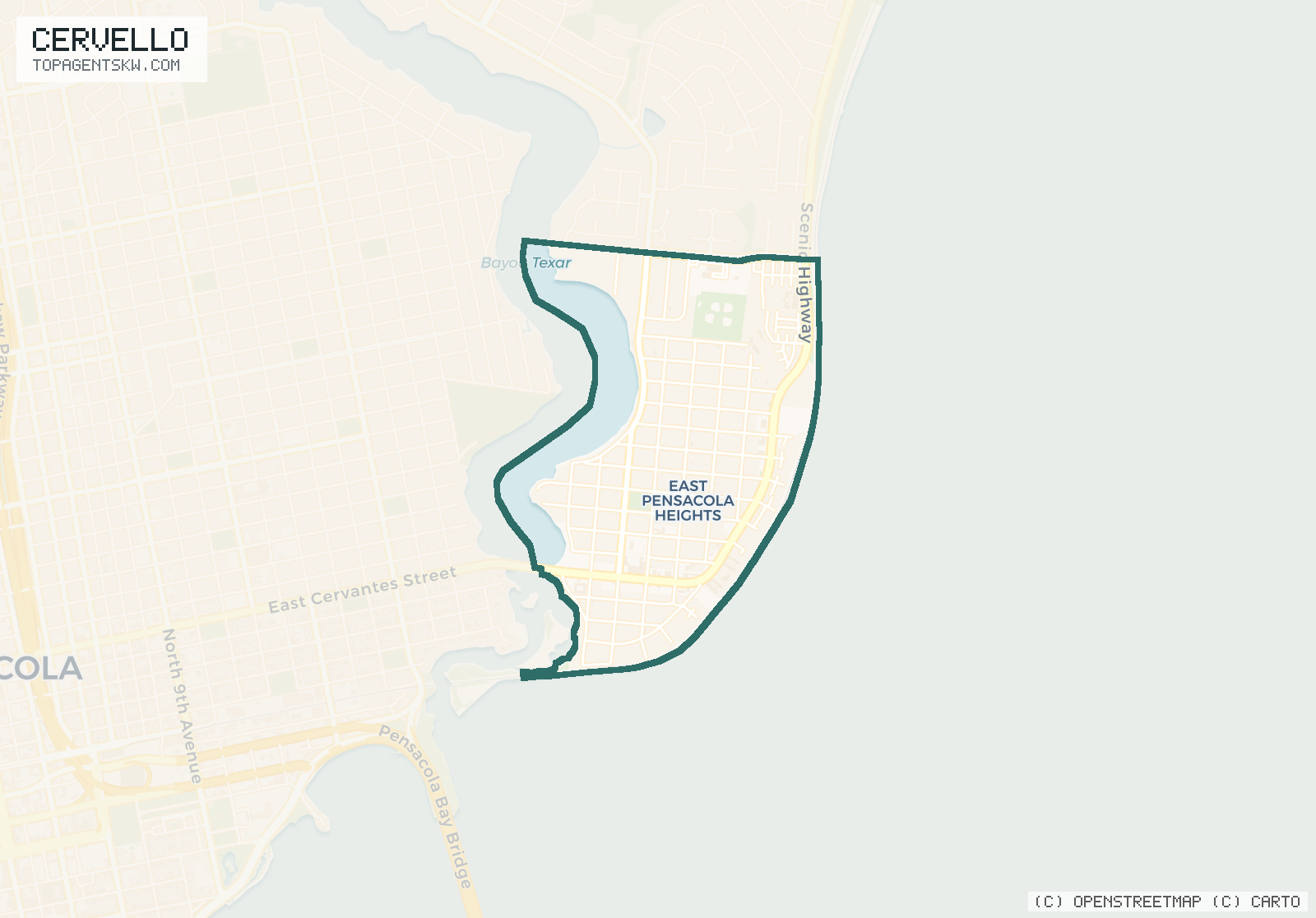 Map of Cervello
