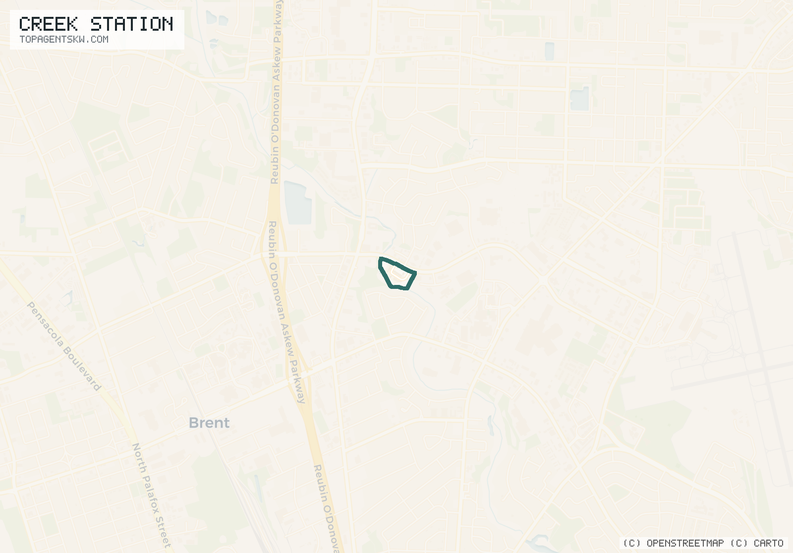 Map of Creek Station