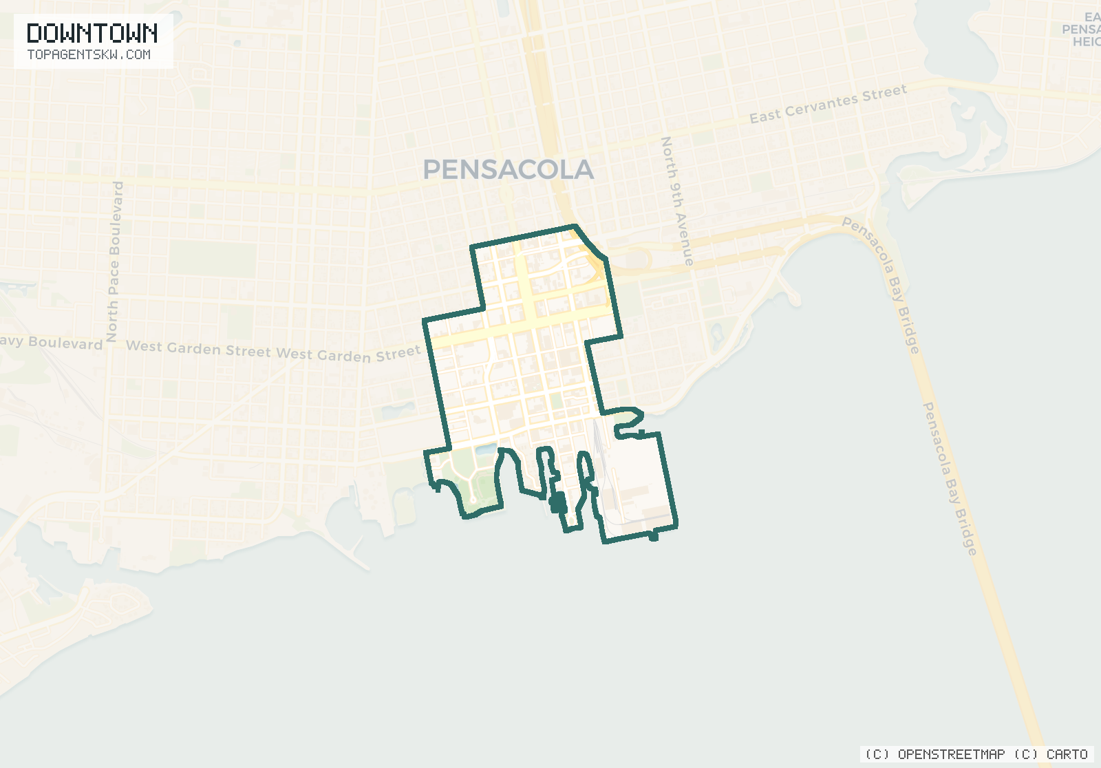 Map of Downtown