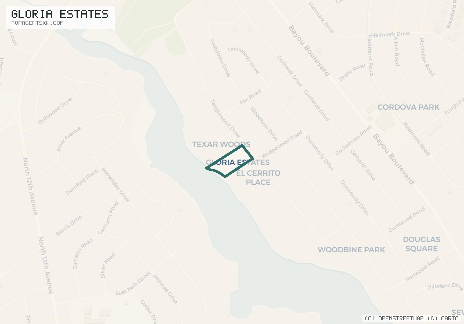 Map of Gloria Estates