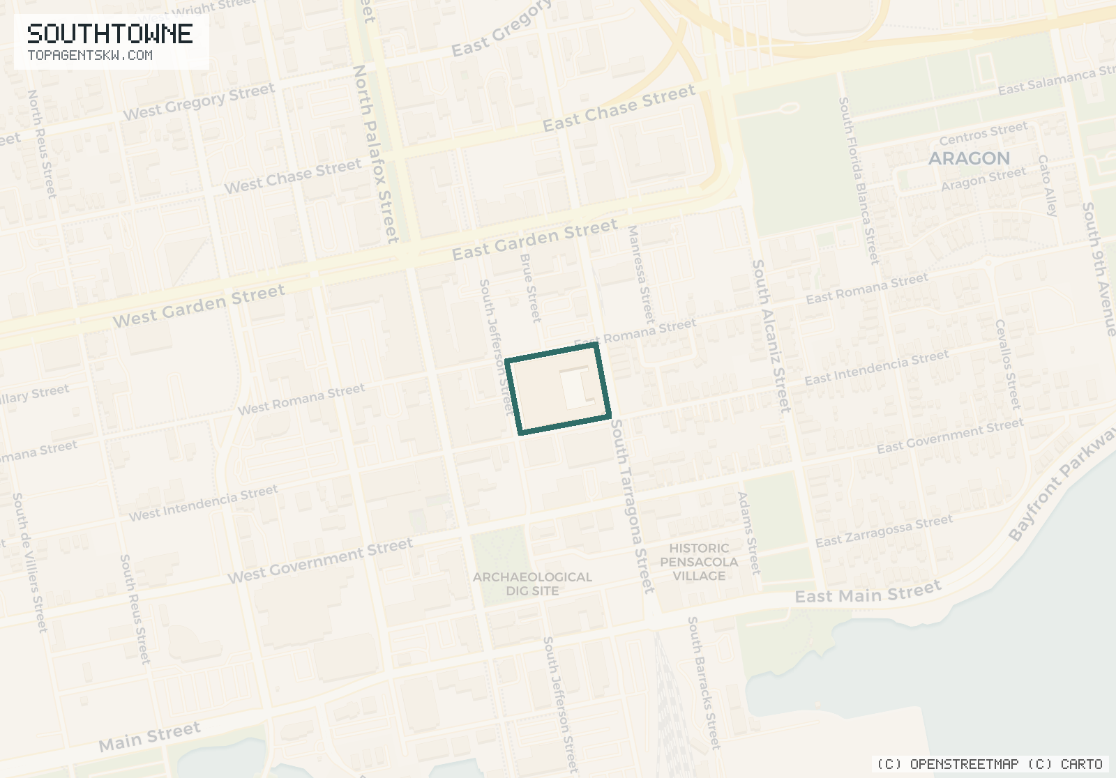 Map of Southtowne