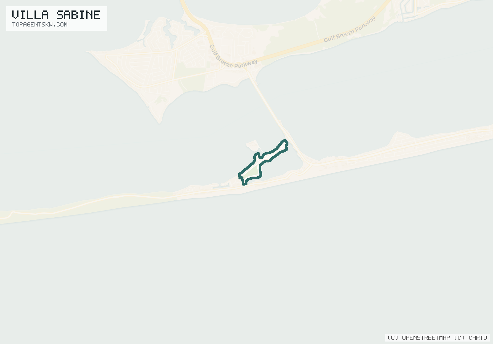 Map of Villa Sabine
