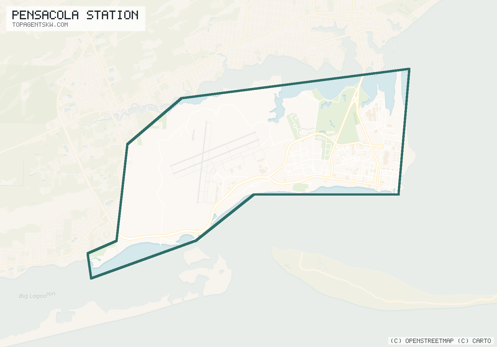 Map of Pensacola Station