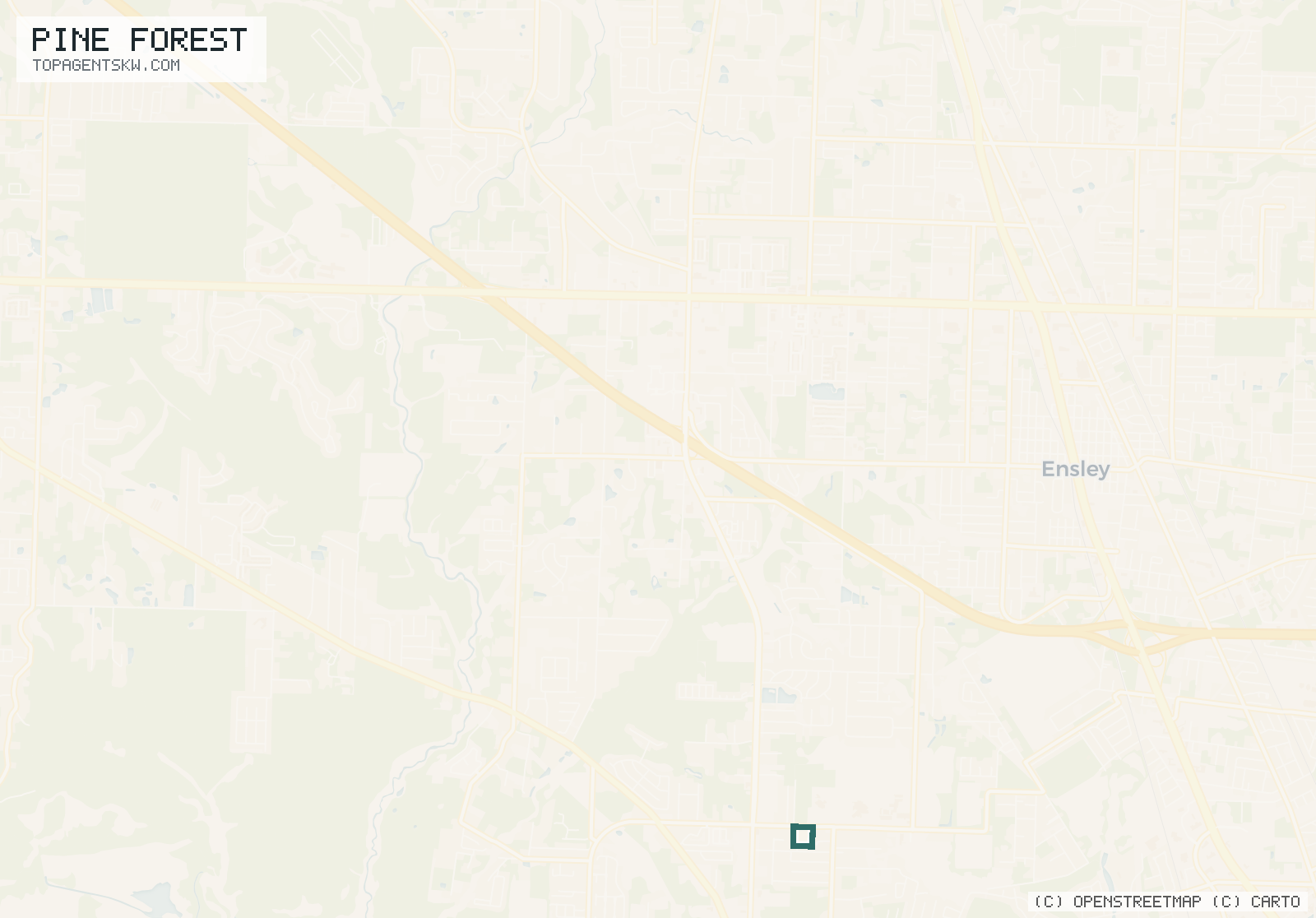 Map of Pine Forest