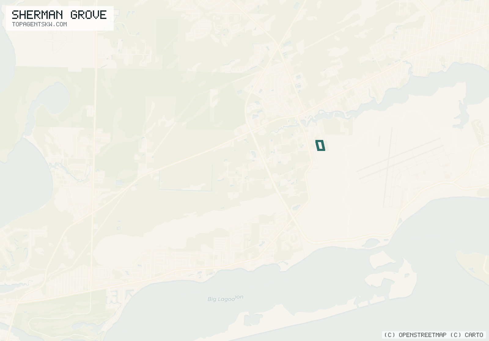Map of Sherman Grove